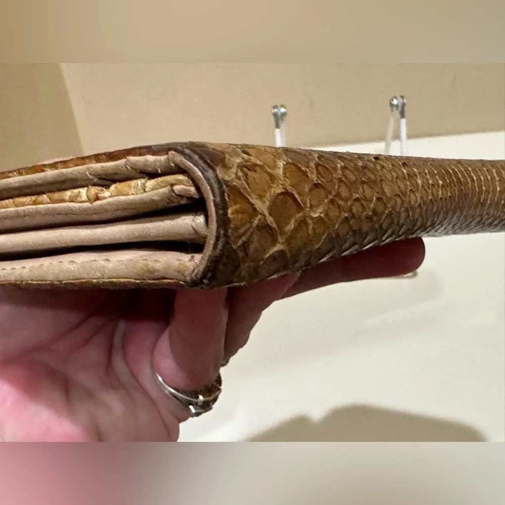 Prada Gold Python Long Wallet - Picture 6 of 15